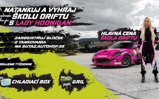 Natankuj a vyhraj školu driftu s Lady Hoonigan!