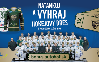 Natankuj a vyhraj hokejový dres HK TAM LEVICE s podpisom celého tímu